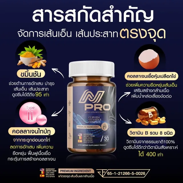 ภาพข้อมูลสินค้า N Pro
